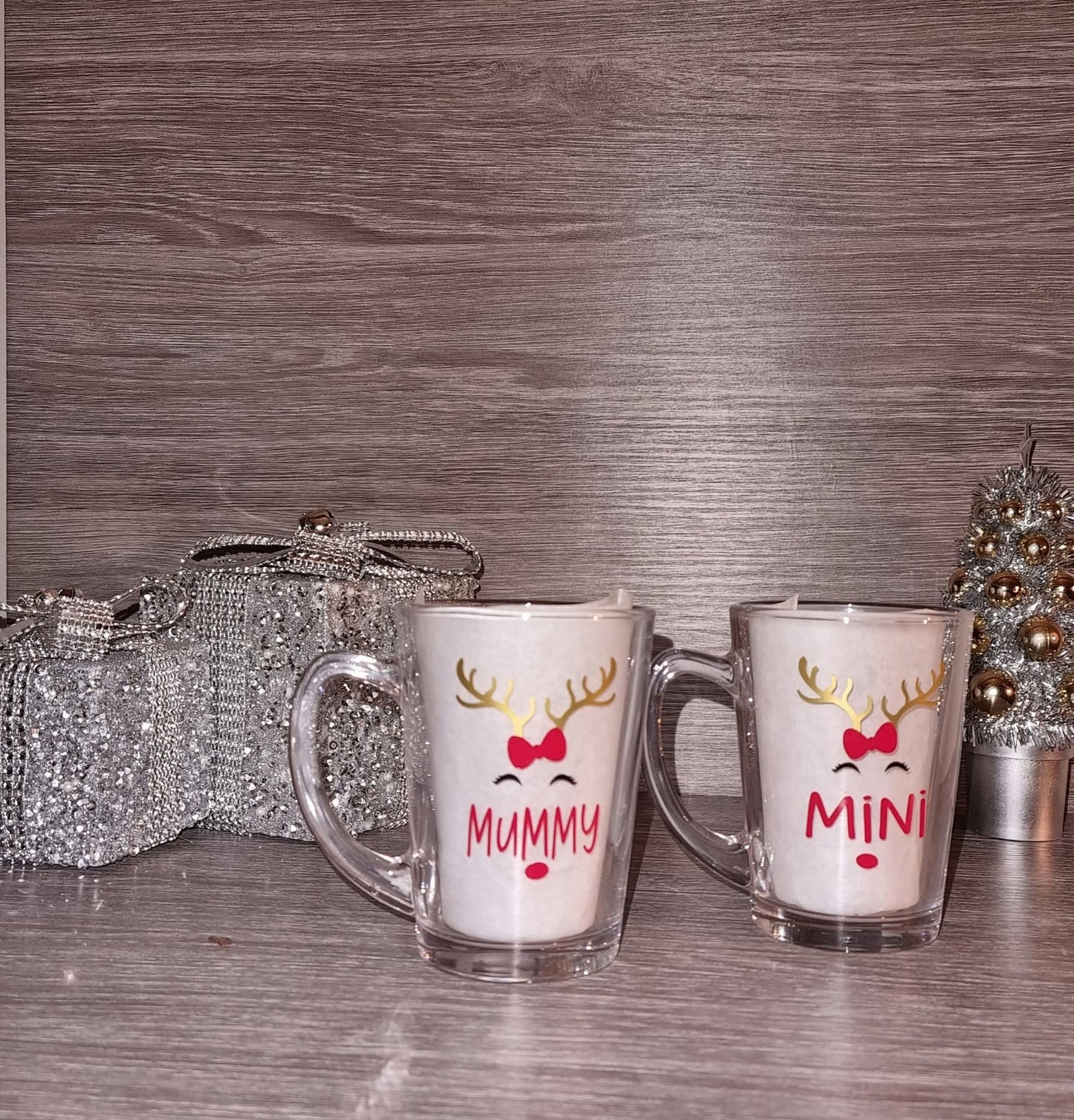 Reindeer Glass Mug