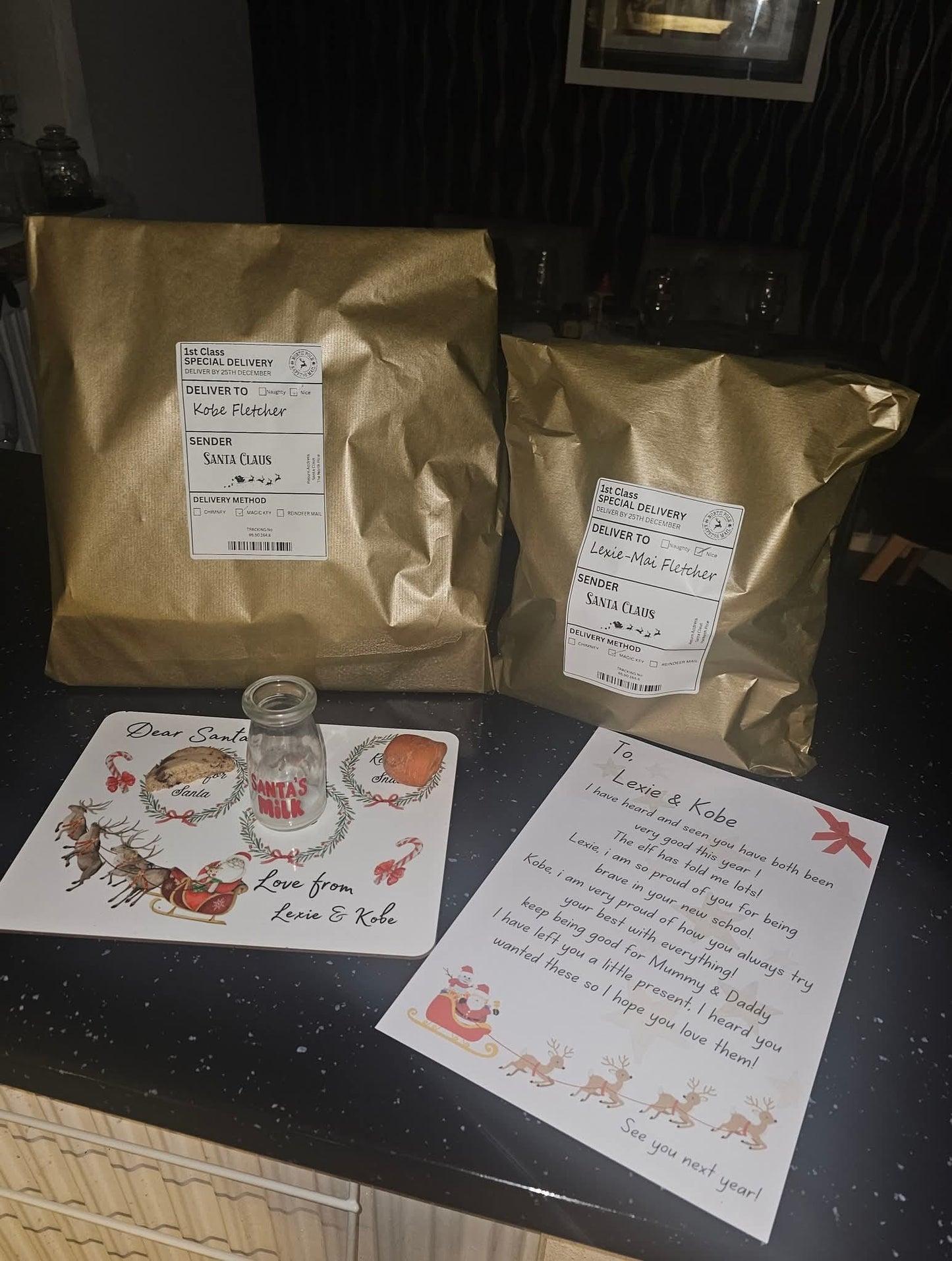 Santa stickers
