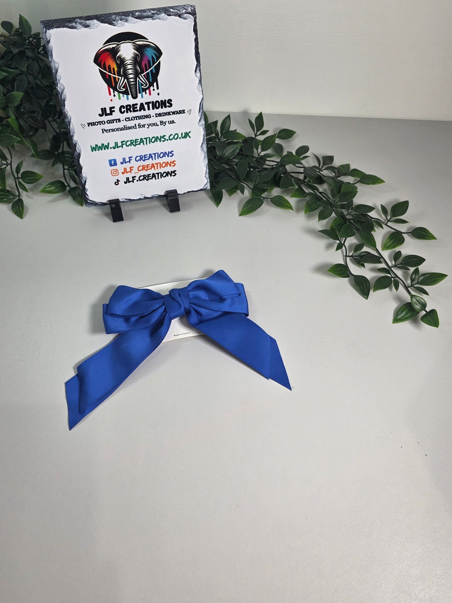 Royal Blue bow