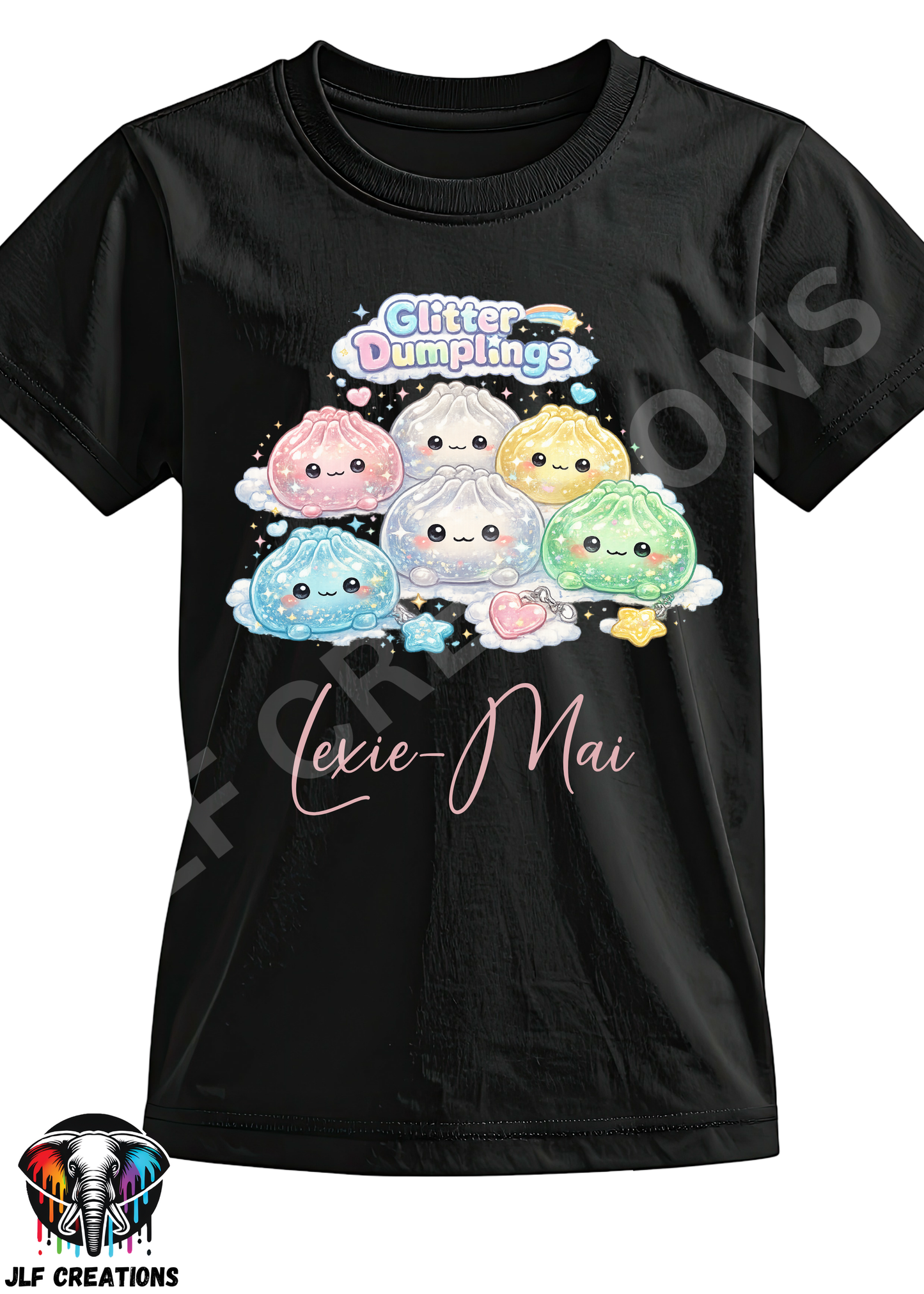Glitter dumpling t-shirt