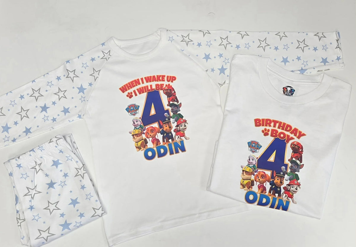 Birthday pjs