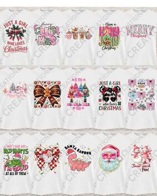 Children's Christmas T-shirts - Bundle 1