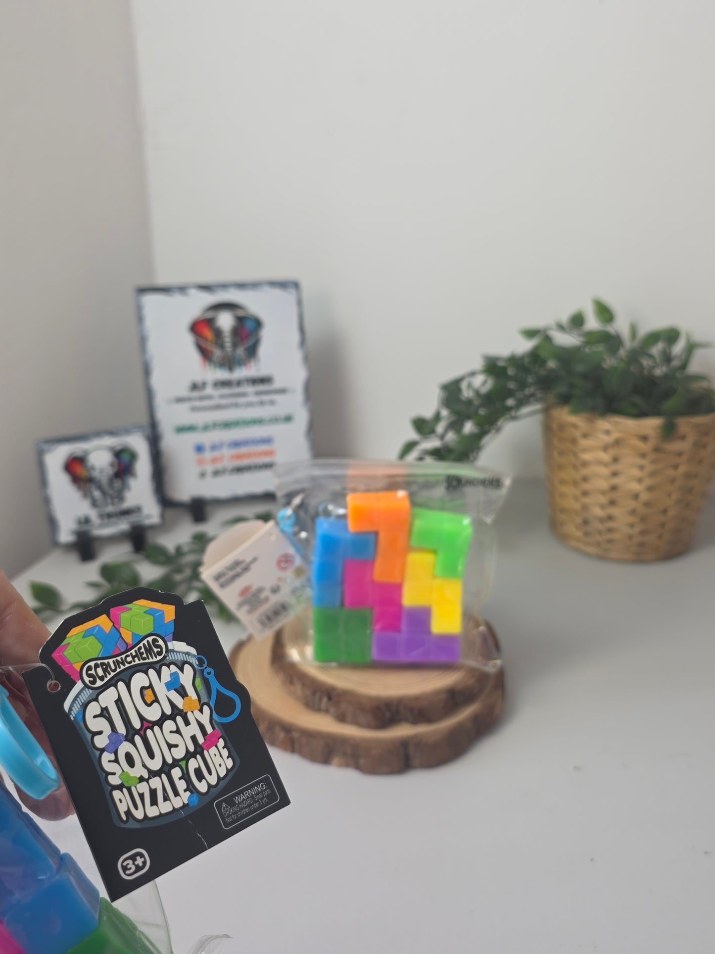 Scrunchems sticky cube